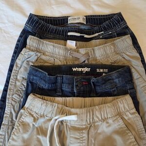 Bundle of Boys Pants Size 8-10 Abercrombie Kids Circo Wrangler Jeans Cat & Jack